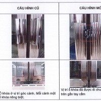 Sanaky thông báo thay đổi vị trí ổ khóa cánh tủ mát lớn loại thường